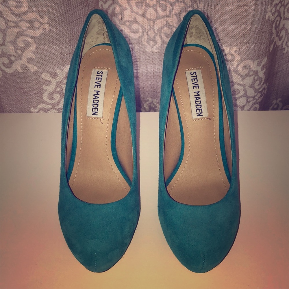 Steve Madden Traisie Pumps - Turquoise
